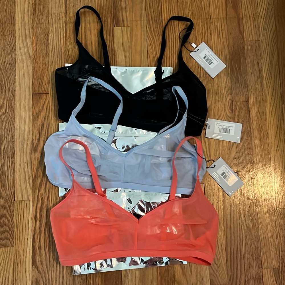 Negative Sieve Non-Wire bras, size 3, NWT